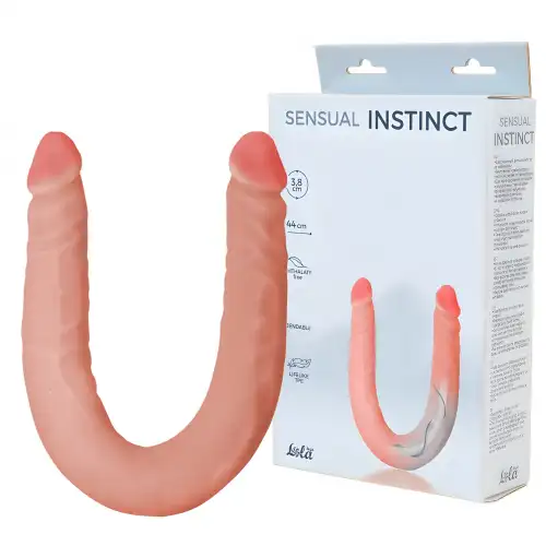 Lola Toys, Россия Двусторонний фаллоимитатор с хребтом Sensual Instinct 44 см ИМЕЕТ ДЕФЕКТ — купить в Минске Изображение Lola Toys, Россия Двусторонний фаллоимитатор с хребтом Sensual Instinct 44 см ИМЕЕТ ДЕФЕКТ