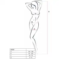 Фото Passion, Польша Откровенный боди-комбинезон белого цвета BS060 размер S/L