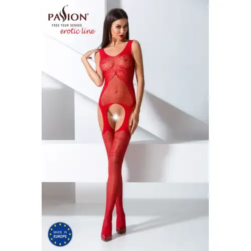 Изображение Passion, Польша Стильный боди-комбинезон красного цвета BS061 размер S/L
