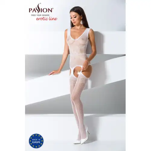 Изображение Passion, Польша Сексуальный боди-комбинезон белого цвета BS062 размер S/L