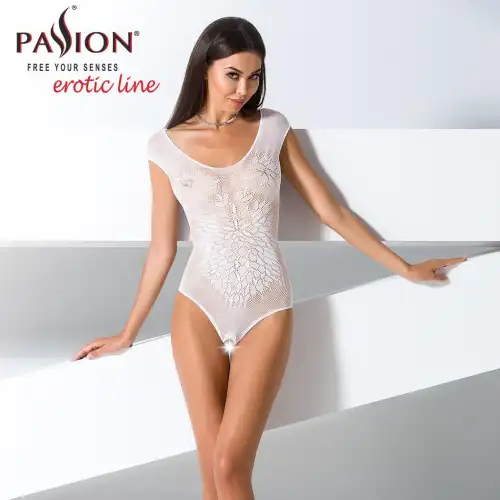 Фото Passion, Польша Соблазнительное боди белого цвета BS064 размер S/L