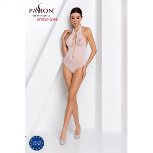 Изображение Passion, Польша Соблазнительное боди без рукавов белого цвета BS088 S/L