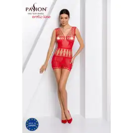 Эротическое платье сетка красного цвета BS090 S/L