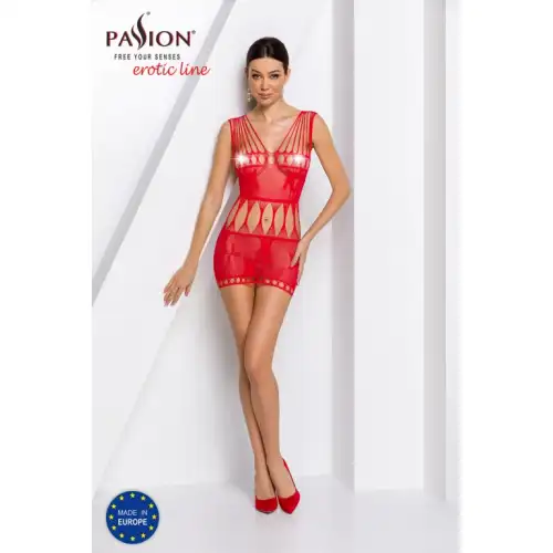 Изображение Passion, Польша Эротическое платье сетка красного цвета BS090 S/L