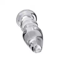 Фото Sexus Glass Анальная втулка Sexus Glass, стекло, прозрачная, 17 см, Ø 3,5 см