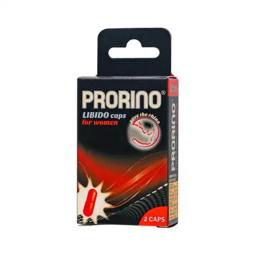 Фото  Энергетические капсулы Ero Prorino black line Libido для женщин, 2 шт.