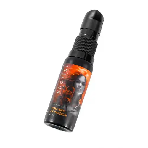 Изображение  Гель Erotist с эффектом вибрации VOLCANO OF PASSION: MANGO (со вкусом манго), 25 мл