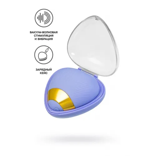 Фото Leroina Многофункциональный вибратор LEroina Crasatell, силикон, сиреневый, 9,5 см