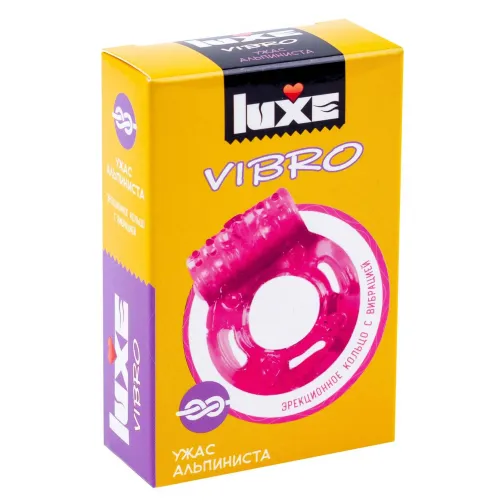 Фото Luxe Виброкольцо с презервативом Luxe Vibro Ужас Альпиниста