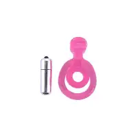 Фото TOYFA Basic Вибронасадка TOYFA Basic, TPE, розовый, 6 см