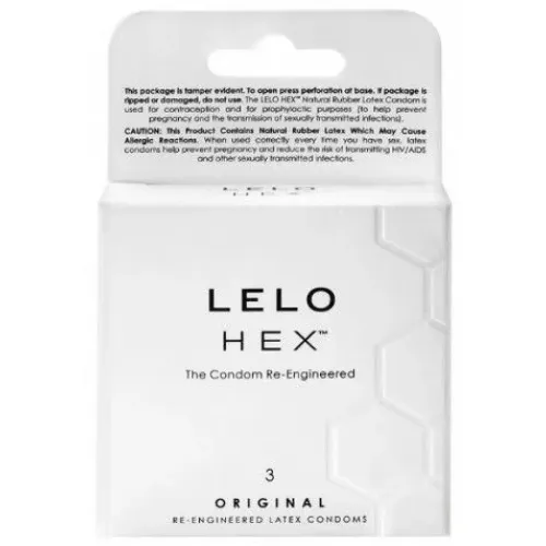 Фото Lelo, Швеция Презервативы Lelo Hex 3 шт
