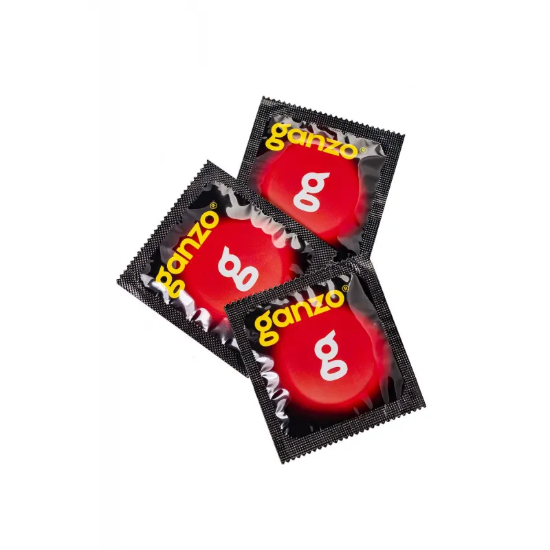 Фото GANZO Презервативы Ganzo, juice, латекс, аромат, 18 см, 5,2 см, 3 шт.