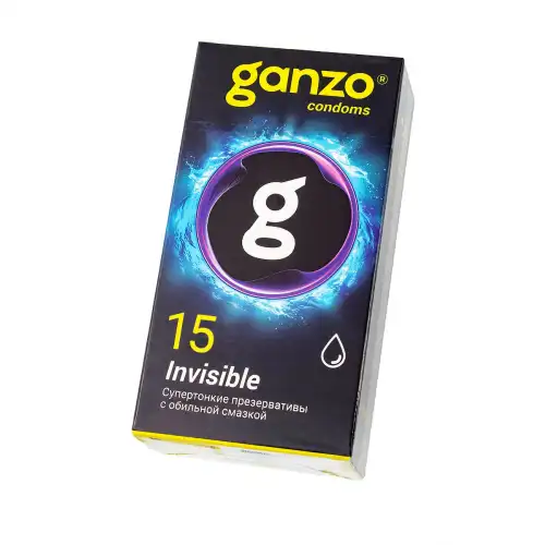 Презервативы Ganzo, Invisible, супер тонкие, латекс,18 см, 5,2 см, 15 шт. — купить в Минске Фото Презервативы Ganzo, Invisible, супер тонкие, латекс,18 см, 5,2 см, 15 шт.