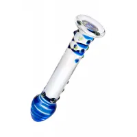 Изображение Sexus Glass Нереалистичный фаллоимитатор Sexus Glass, стекло, прозрачный, 18 см