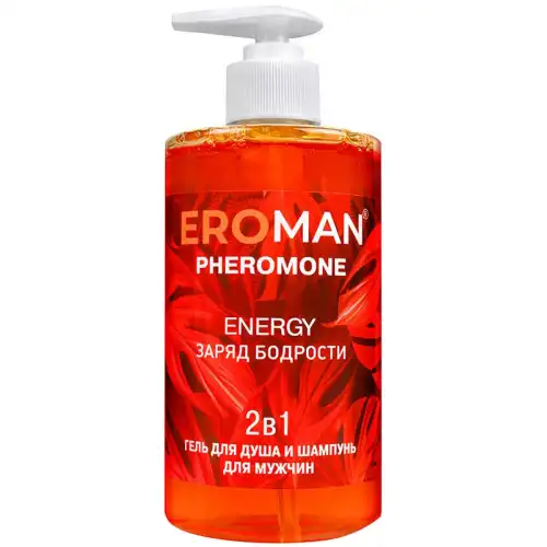 Изображение Биоритм, Россия Шампунь-гель для душа с феромонами Eroman Energy 430 мл