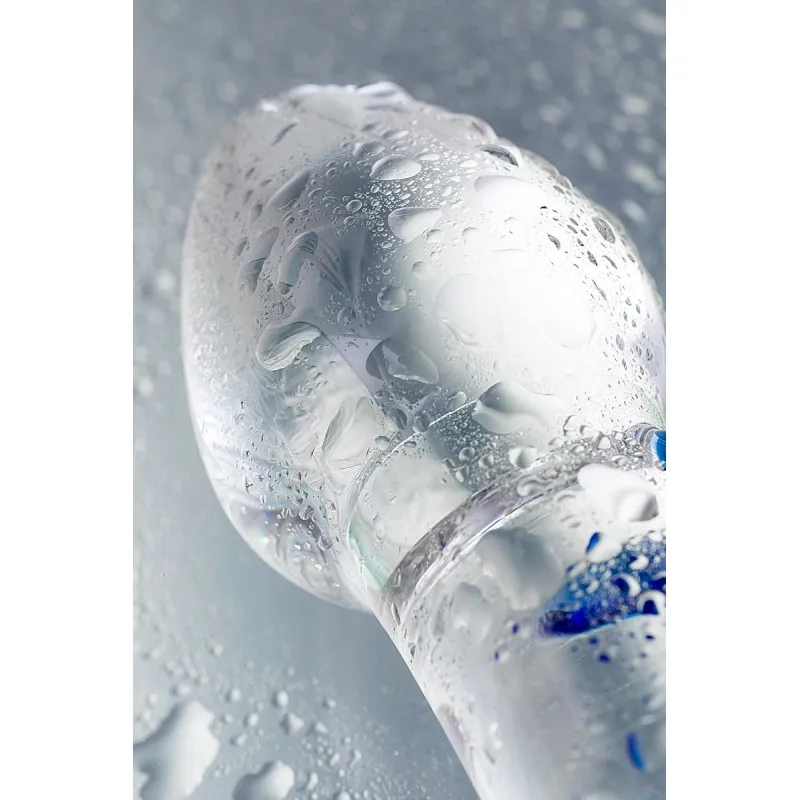 Фото Sexus Glass Двусторонний фаллоимитатор Sexus Glass, стекло, прозрачный, 20 см