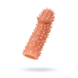Насадка реалистичная KOKOS EXTREME SLEEVE 07-S с дополнительной стимуляцией, TPE, телесная, 12.7 см