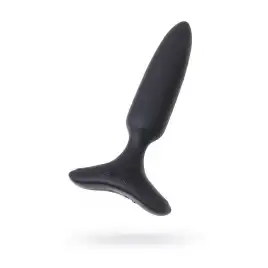 Анальная втулка LOVENSE Hush 2 (XS), силикон, черная, 12,1 см, Ø 2,5 см