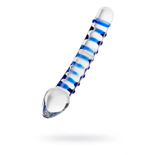 Фото Sexus Glass Двусторонний фаллоимитатор Sexus Glass, стекло, прозрачный, 20 см