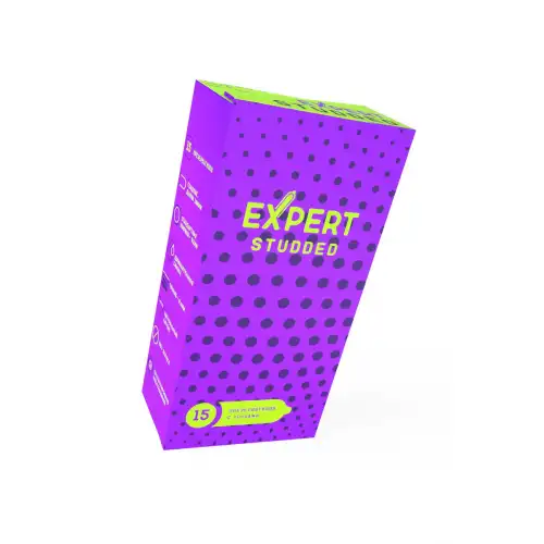 Фото  Презервативы EXPERT Studded, облегающие, точечные, 15 шт