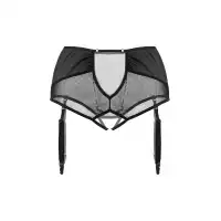Фото Waname Apparel Эротические трусики-пояс для чулок Waname Elegance с высокой посадкой черные (50-52) в пакете