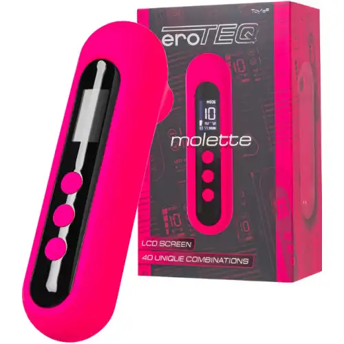 Фото TOYFA Basic Вакуумно-волновой стимулятор клитора с вибрацией EroTeq Molette с LCD экраном