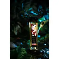 Изображение Shunga, Канада Масло для массажа Shunga Romance, натуральное, возбуждающее, клубника и шампанское, 240 мл.