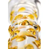 Фото Sexus Glass Двусторонний фаллоимитатор Sexus Glass, стекло, прозрачный, 25 см