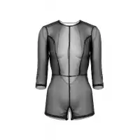Фото Waname Apparel Эротический комбинезон Waname Preciosity с рукавами ¾ черный (42-44) в пакете