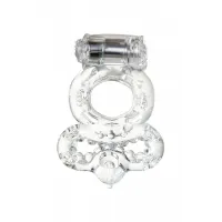 Изображение TOYFA Basic Виброкольцо на пенис TOYFA Basic, TPE, прозрачный