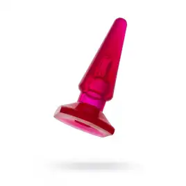 Анальная втулка TOYFA Basic, PVC, розовый, 9,5 см