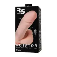 Изображение RealStick Elite by TOYFA Ротатор с пультом ДУ RealStick Elite REMOTE Shane, TPR, телесный, 10 режимов ротации, 22 см