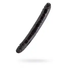 Двусторонний фаллоимитатор Black&Red by TOYFA, ПВХ, чёрный, 31 см