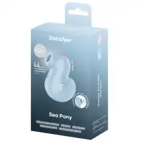 Вакуумно-волновой стимулятор клитора с вибрацией Satisfyer Sea Pony Вакуумно-волновой стимулятор клитора с вибрацией Satisfyer Sea Pony