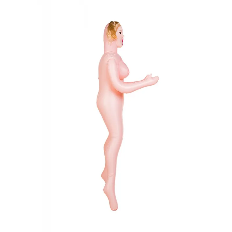 Фото Dolls-X by TOYFA Кукла надувная Dolls-X by TOYFA Hannah, блондинка, с тремя отверстиями, кибер вставка: вагина