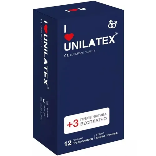 Фото Unilatex Особо прочные презервативы Unilatex Extra Strong 15 шт