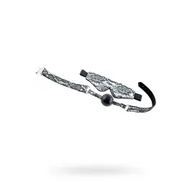 Кружевной набор TOYFA Marcus (маска и кляп), серебряный