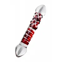 Фото Sexus Glass Двусторонний фаллоимитатор Sexus Glass, стекло, прозрачный, 21 см