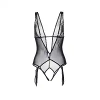 Фото Waname Apparel Эротическое боди Waname Exility с пажами для чулок черное (50-52) в пакете