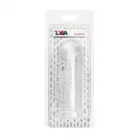 TOYFA Basic Насадка на пенис с дополнительной стимуляцией TOYFA Basic, TPE, прозрачный, 13 см — купить в Минске Фото TOYFA Basic Насадка на пенис с дополнительной стимуляцией TOYFA Basic, TPE, прозрачный, 13 см