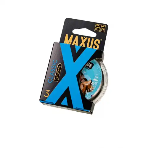 Фото Maxus Презервативы Maxus Classic, классические, латекс, пластиковы кейс, 3 шт.