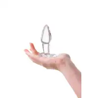 Изображение Sexus Glass Анальная втулка Sexus Glass, стекло, прозрачная, 10,5 см, Ø 3,5 см