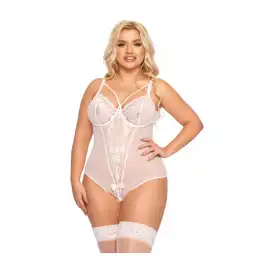 Боди SoftLine Collection Amanda, белый, XL