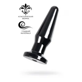 Анальная втулка POPO Pleasure by TOYFA Gemini β, TPE, черная, 12,4 см