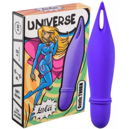 Фото Lola Toys, Россия Перезаряжаемый мини-вибростимулятор Universe Gentle Thorn Purple