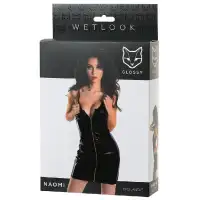 Erolanta Glossy Сексуальное платье на молнии Glossy Naomi из материала Wetlook XL Erolanta Glossy Сексуальное платье на молнии Glossy Naomi из материала Wetlook XL