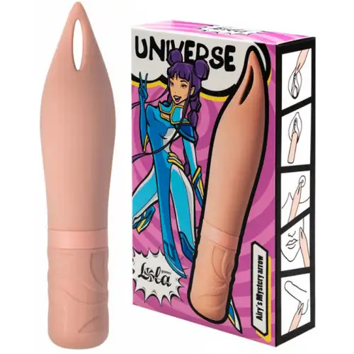 Фото Lola Toys, Россия Перезаряжаемый вибростимулятор Universe Airy’s Mystery Arrow Beige