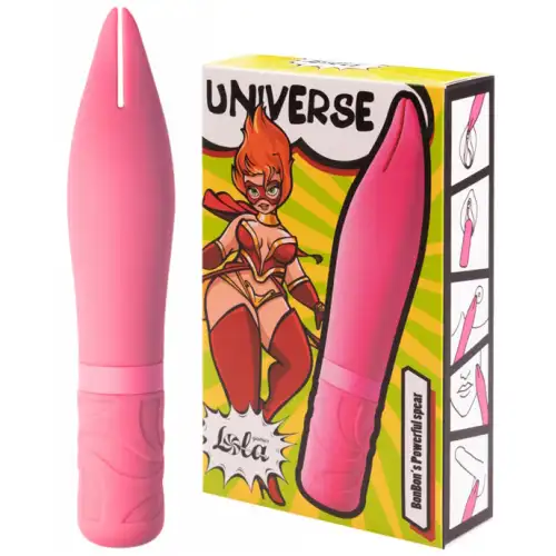Изображение Lola Toys, Россия Перезаряжаемый вибростимулятор Universe Bobon’s Powerful Spear Pink