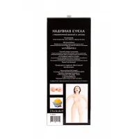 Изображение Dolls-X by TOYFA Кукла надувная Dolls-X by TOYFA Gabriella с реалистичной головой, брюнетка, с тремя отверстиями