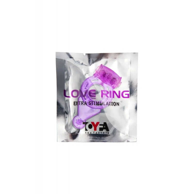 Фото TOYFA Basic Виброкольцо на пенис TOYFA Basic, TPE, фиолетовый